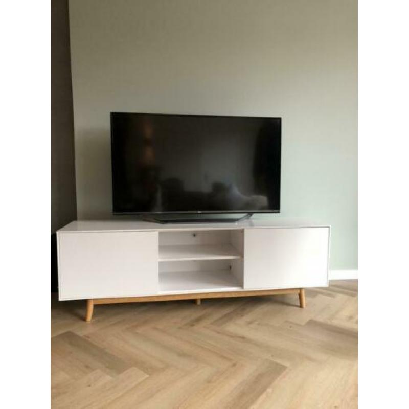 TV meubel -mat- houten onderstel