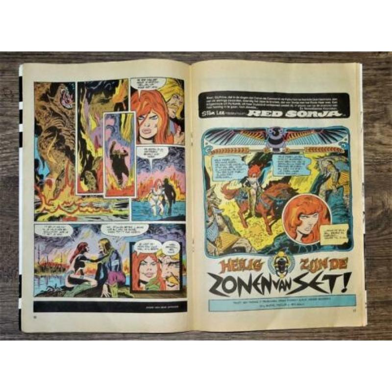 Red Sonja no. 10, de zonen van de Slangengod.