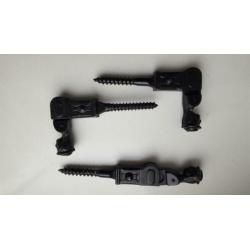 IJzeren luiken houders.. antiek 27 stuks