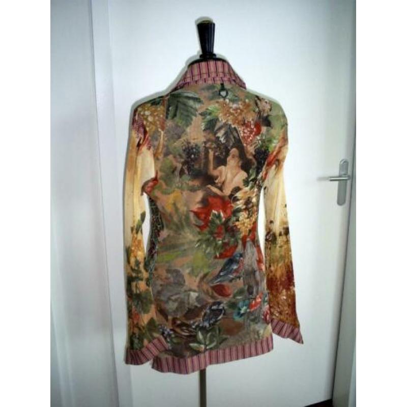 aparte SAVE THE QUEEN blouse mt. M met uitlopende mouw