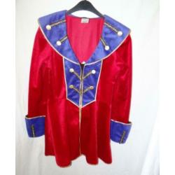 Mooie rood/paars/gouden CIRCUS DIRECTEUR?PISTE DIRECTEUR jas