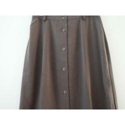 Rok + Gilet blouse bruin mt.36 (S) City Life Woman
