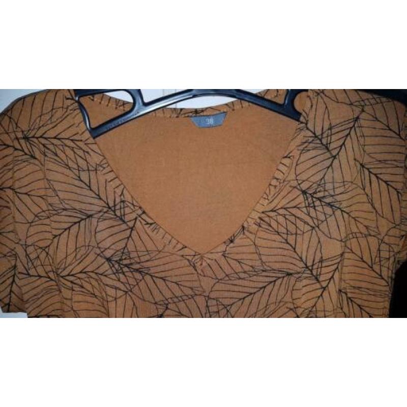 Gele top maat 38