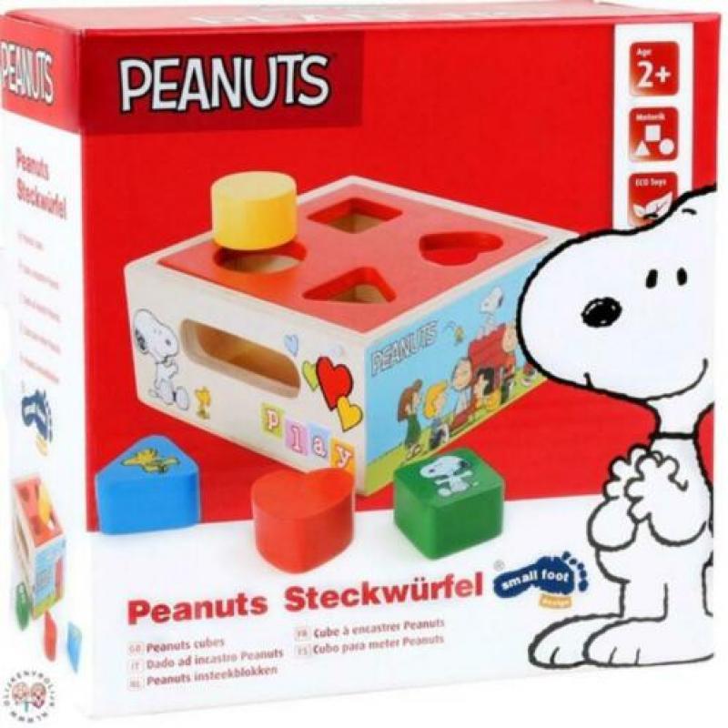 Houten vormenstoof Snoopy Peanuts speelgoed --> NIEUW!