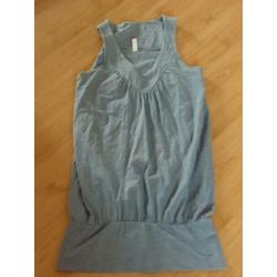 Vero Moda: Spijkerblauwe Long Top maat M