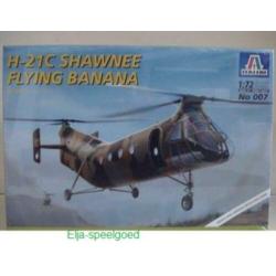 NIEUW ITALERI 1:72 H-21C SHAWNEE Flying Banana 007 modelbouw