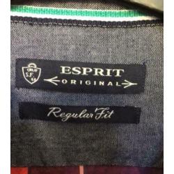 Vlotte Geruite Overhemd ESPRIT Regular Fit maat L *nieuw*