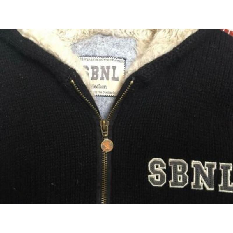 Sissy boy warm wollen zwart borg vest m izgs jas