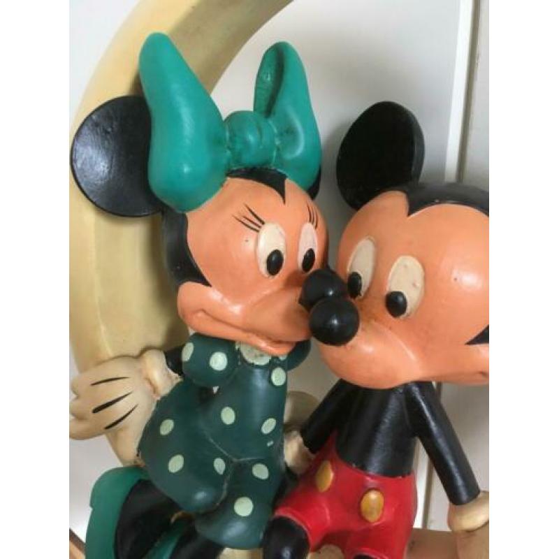 Beeld Mickey en Minnie Mouse op de maan – Collecters item