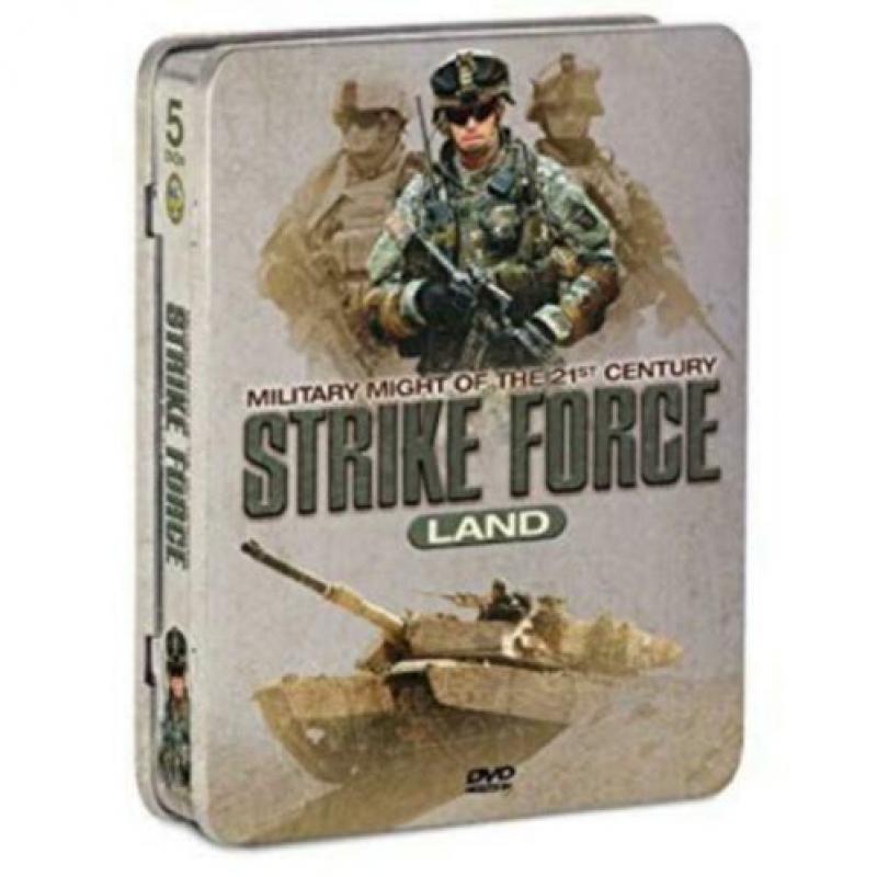 DVD box: Strike Force: Land (4 DVD's in metalen blik)