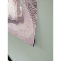 Industriële vilten wand doek/schilderij
