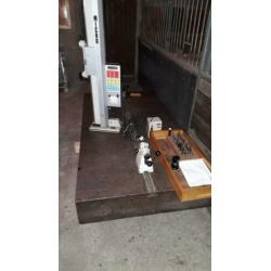 hommel meettafel en eventueel een micro vertex 750-1000