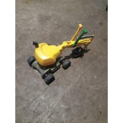 Te koop, traptractor, graafmachine en toebehoren