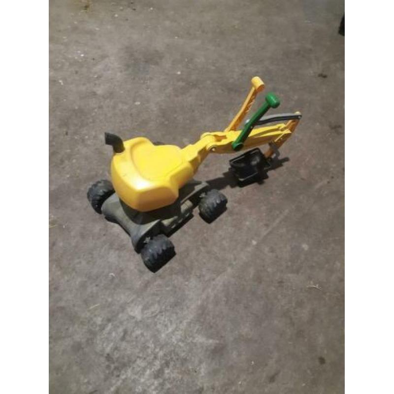 Te koop, traptractor, graafmachine en toebehoren