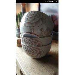 Nieuwe Pip Studio Saladeschaal 3x Offwhite Spring To Life