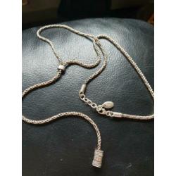 Schitterende massieve zilveren Esprit ketting. Mooi!!