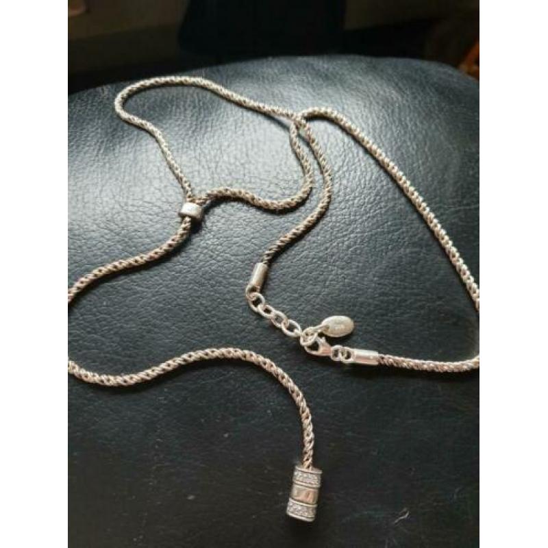 Schitterende massieve zilveren Esprit ketting. Mooi!!