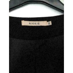 C943 NIKKIE maat 34=XS sweat-jasje colbert blazer zwart