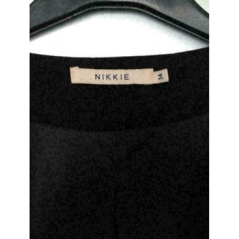 C943 NIKKIE maat 34=XS sweat-jasje colbert blazer zwart