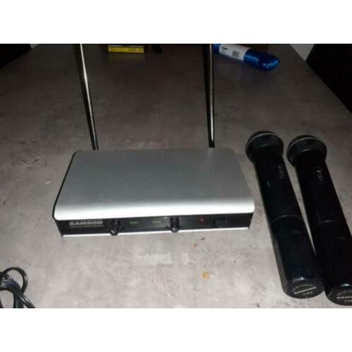 samson sr266 draadloze microfoon set