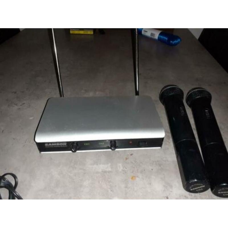 samson sr266 draadloze microfoon set