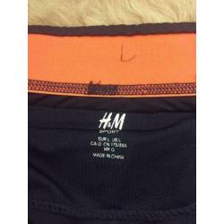 Donkerblauwe hardloopbroek maat L