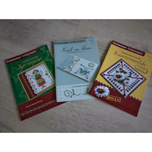Pakket met 3 boeken over kralen borduren, kralen kaarten