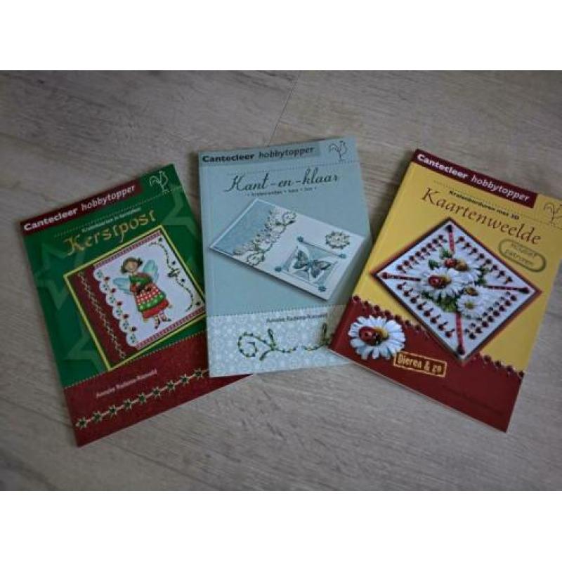 Pakket met 3 boeken over kralen borduren, kralen kaarten
