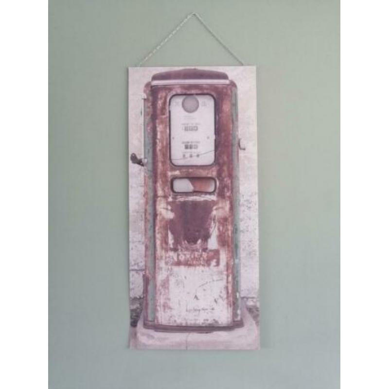 Industriële vilten wand doek/schilderij