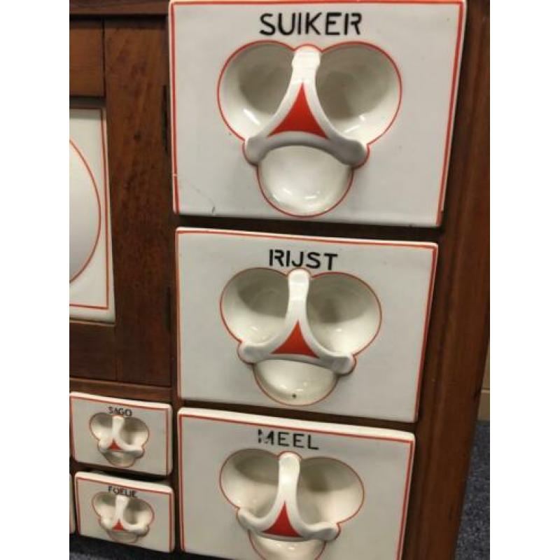 Keukenkastje kruidenrekje brocant