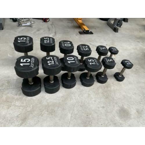 Jordan Vaste Dumbells 2,5kg t/m 15kg