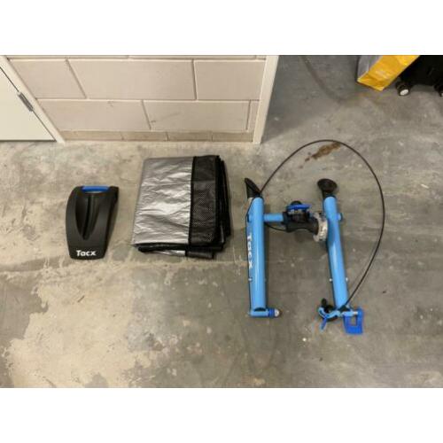 Tacx fietstrainer + mat + steun