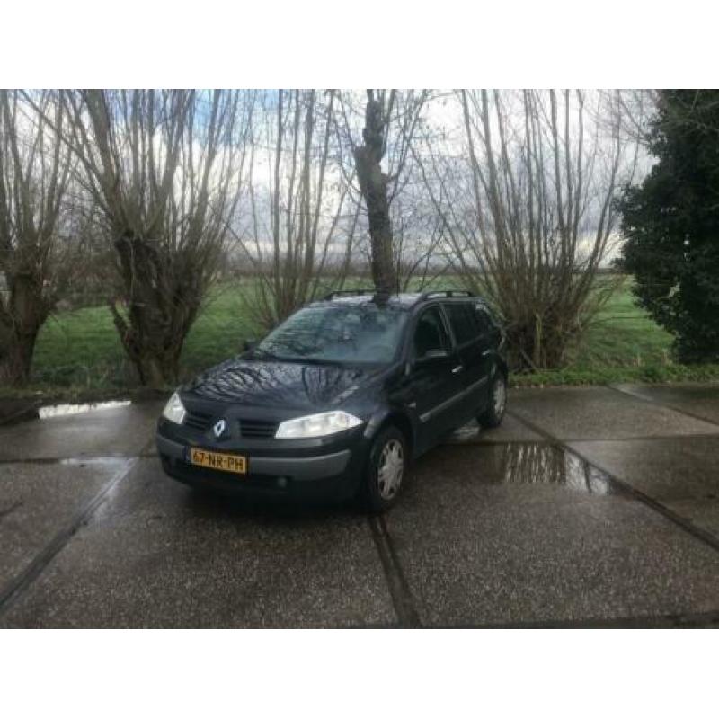 Renault Megane 1.5 DCI 60KW GR Tour Autbas 2004 Zwart