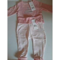 Noppies set broek en shirt meisjes maat 56/62