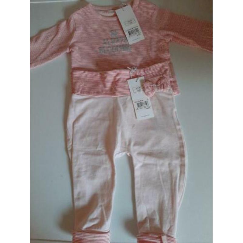 Noppies set broek en shirt meisjes maat 56/62