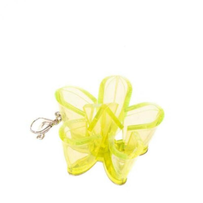 Oorbel DSQUARED2 Geel fluor grote bloem