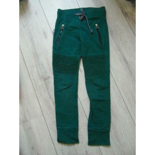 Billy & Lilly - Groene biker broek - 122/128