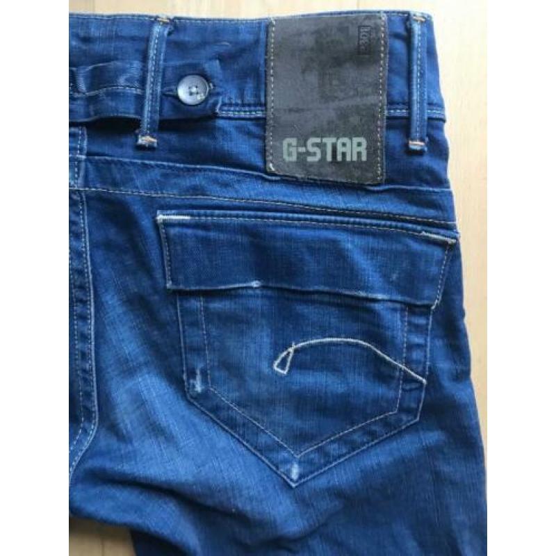 G STAR RAW JEANS / SPIJKERBROEK MET STRETCH maat W26 / L34