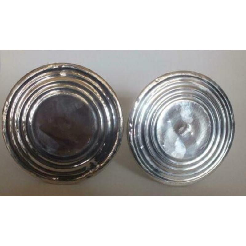 2 sterling zilveren kandelaars