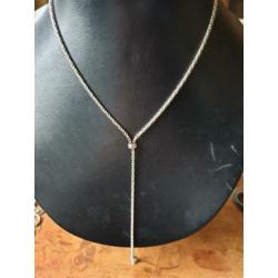 Schitterende massieve zilveren Esprit ketting. Mooi!!