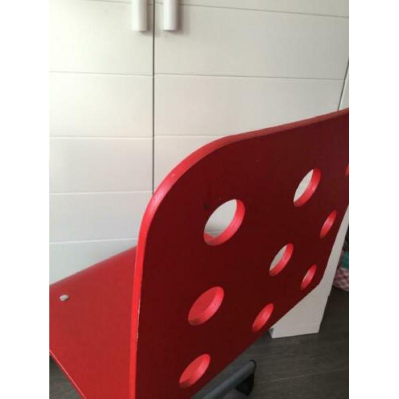 Bureaustoel ikea rood