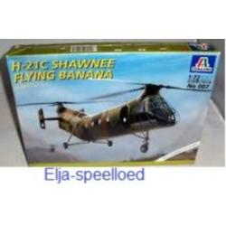 NIEUW ITALERI 1:72 H-21C SHAWNEE Flying Banana 007 modelbouw