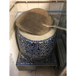 Mooie tandoori werk nog uitstekend met mozaïek