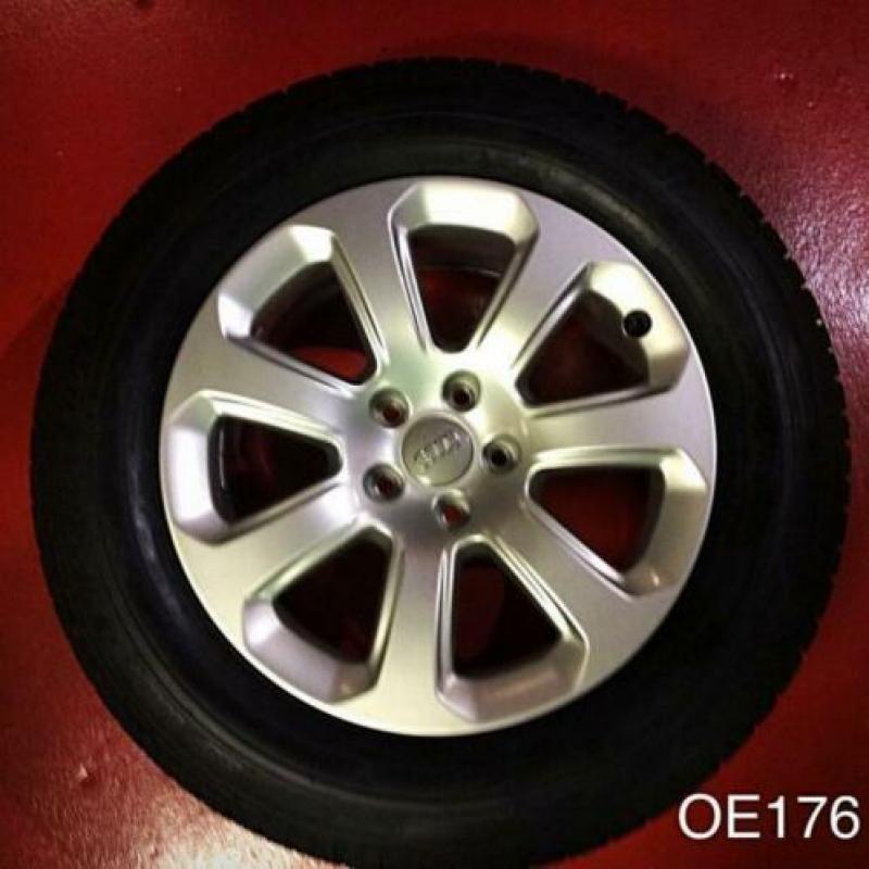 gebruikte originele velgen set 17" Audi Q5 + Winter Banden