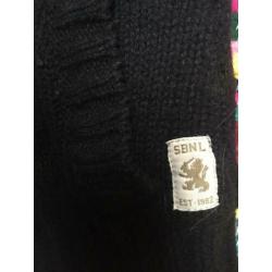 Sissy boy warm wollen zwart borg vest m izgs jas