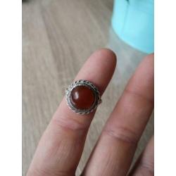 Vintage dames ring met steen