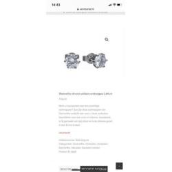 Diamonfire oorknopjes 0,2 crt