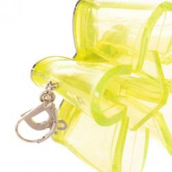 Oorbel DSQUARED2 Geel fluor grote bloem