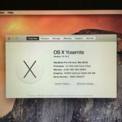 MacBook Pro 13-inch Mid 2010 - 8 GB, 500 GB, 2,4 GHz Laptop