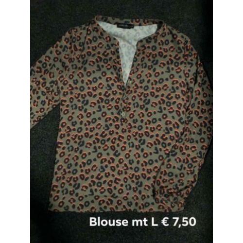 Blouse panterprint mt L
